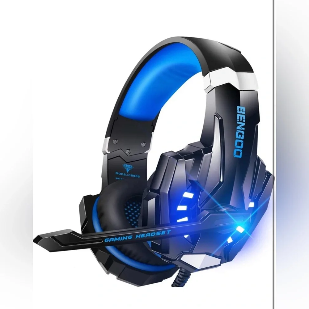 G9000 Stereo Gaming Headset for PS4 PC Xbox One PS5 Controller
